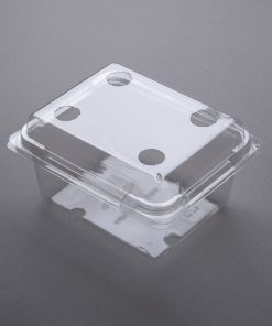 Compact clear plastic container with ventilation holes – suitable for food packaging, plastic pack solutions, and custom product packaging in New Zealand