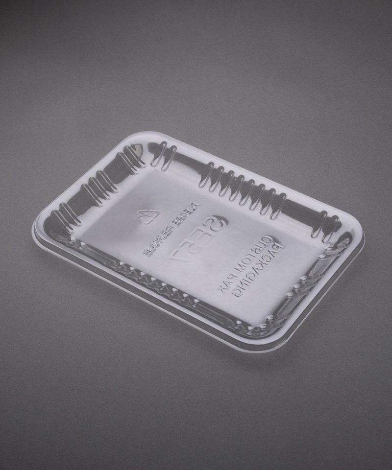 Transparent plastic food packaging container SE57 for catering use