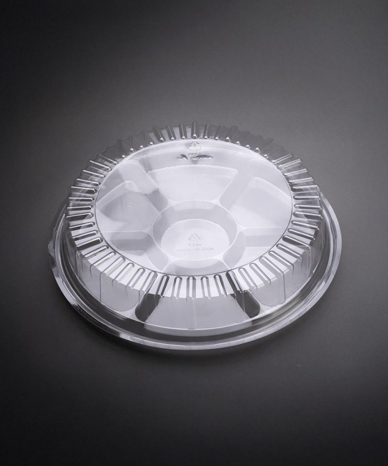 CD10 High Fluted custom plastic packaging container for food products