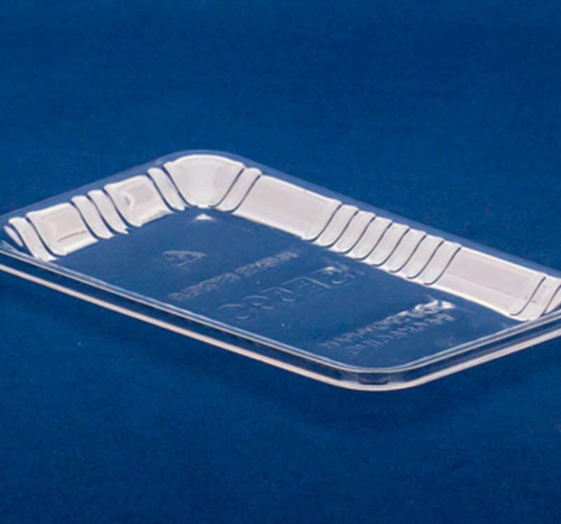 CustomPak SE59S clear plastic tray for deli and takeaway foods
