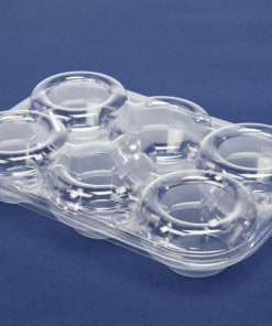 bakery 6pak tart tray, eco friendly food packaging produced in Nz