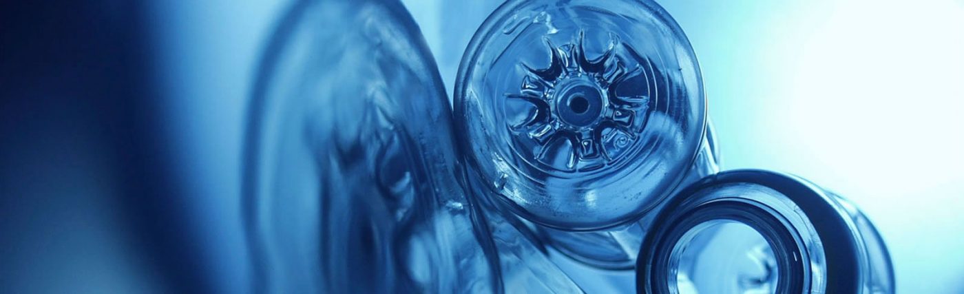 bottom of plastic bottles