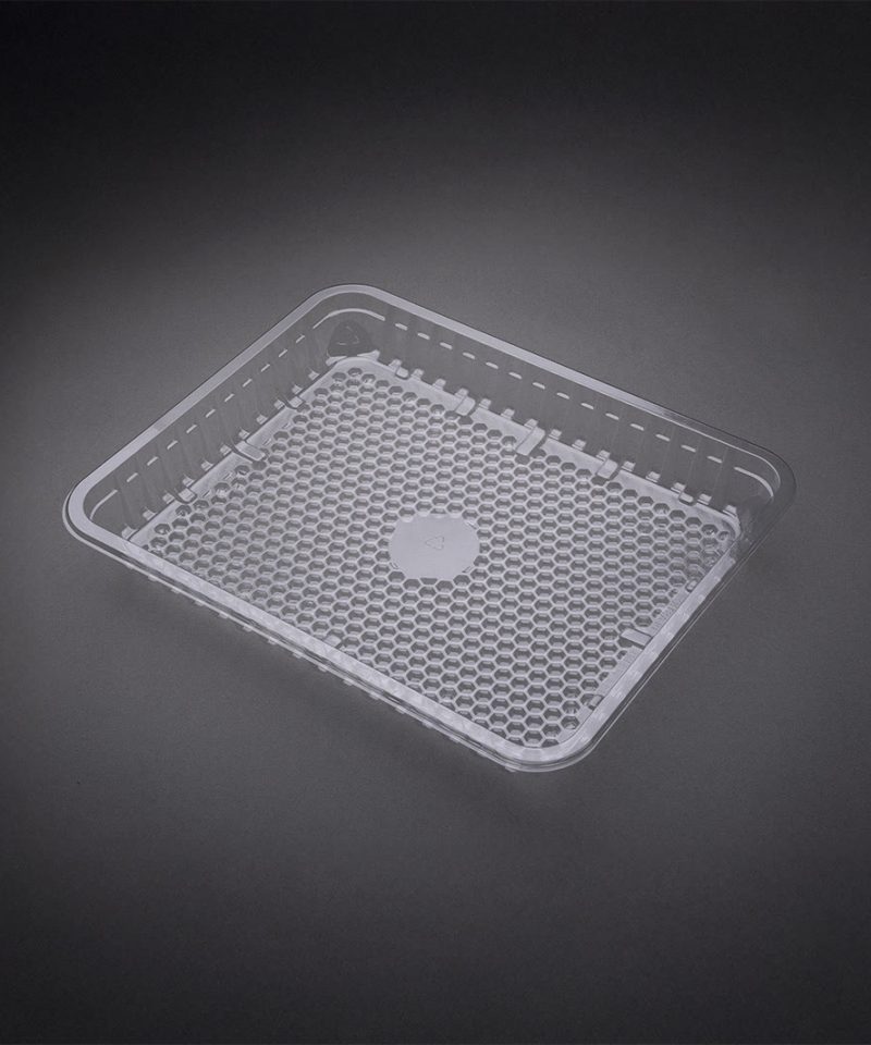 HS810 RPET honeycomb meat tray for food packaging